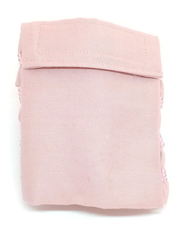 Pols portefeuille roze kraaltjes